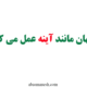 جهان مانند آینه عمل می کند